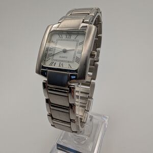 Silver Quartz Roman Numeral Watch